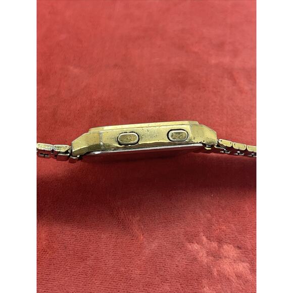 Vintage 1980s Seiko H357-5009 LCD Digital Watch New Battery 7” Running Ana Digi - Picture 10 of 16